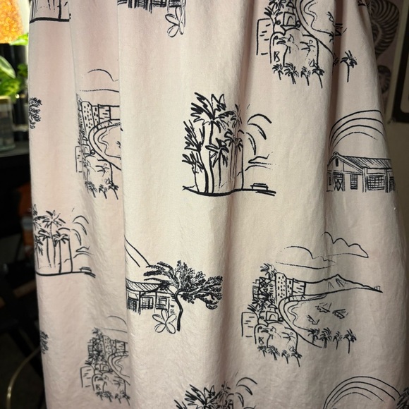 Patagonia Pink Coastal Sketch Dress Size S - Picture 2 of 12